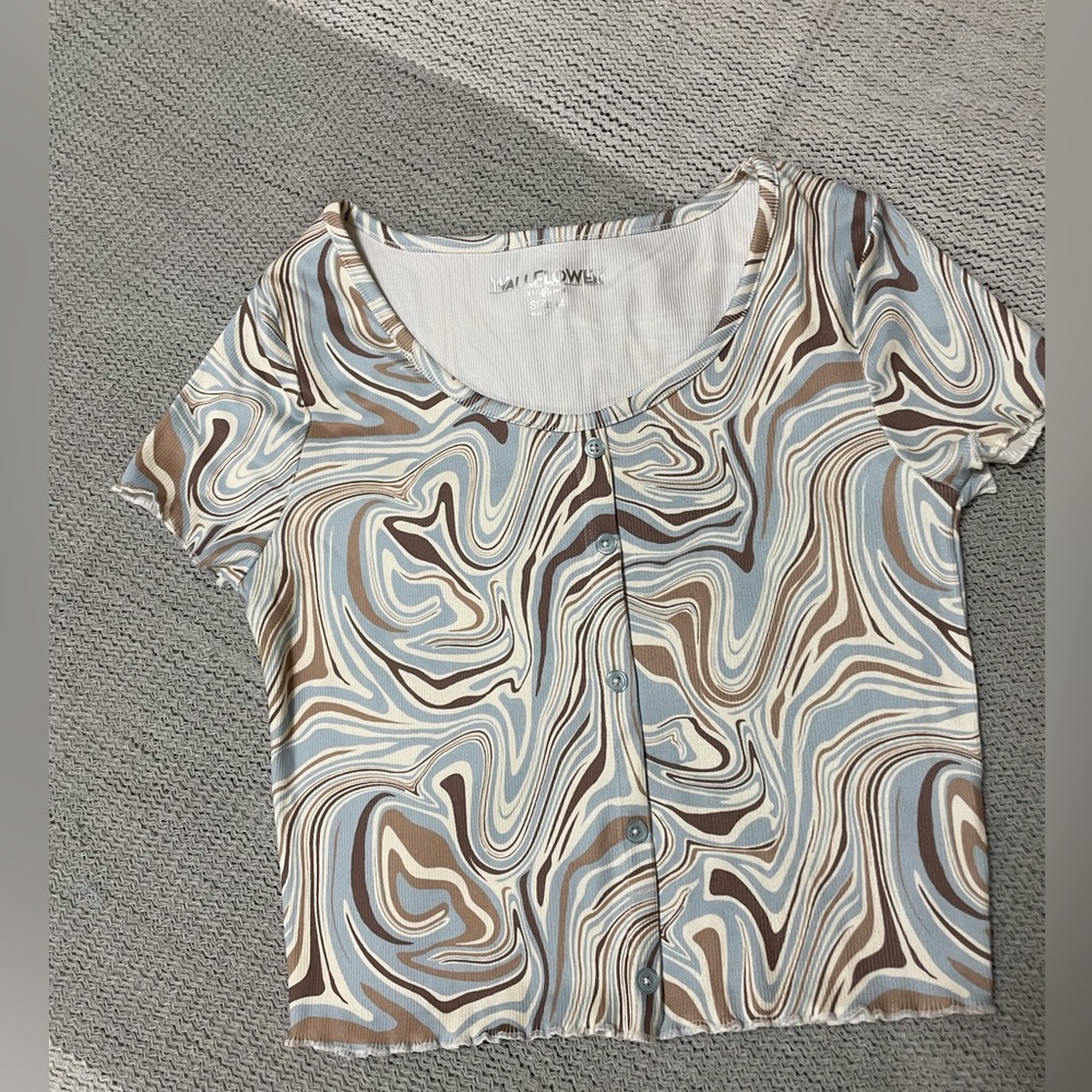 Wallflower crop top